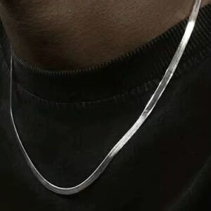 Sleek Silver Chain Necklace